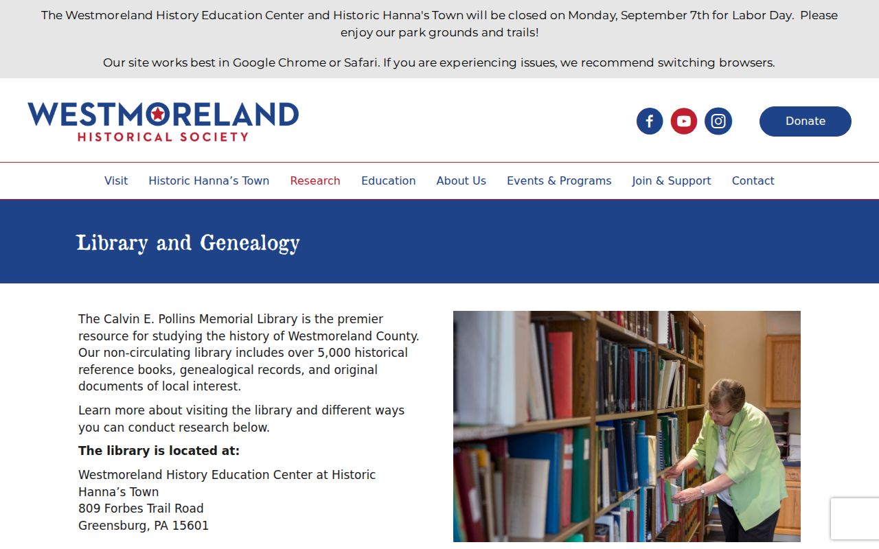 North Huntingdon Township city directory research using the Westmoreland history library