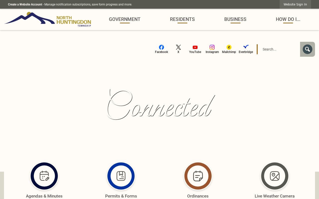 North Huntingdon Township ZIP code directory municipal address resources